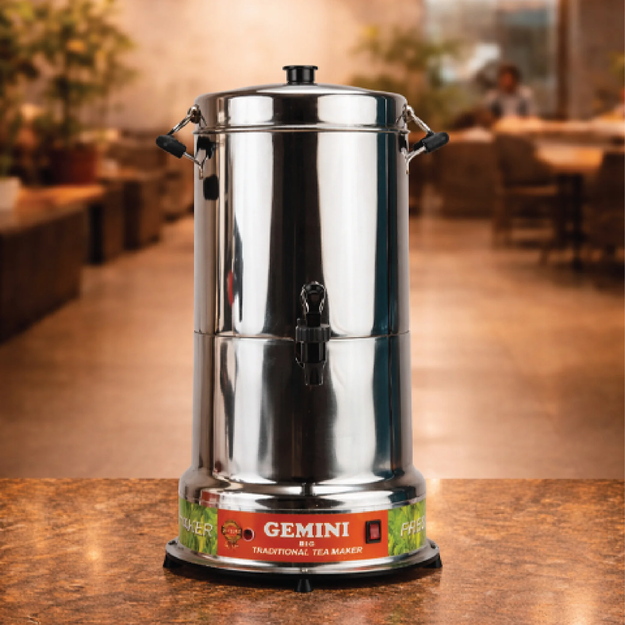 Traditional Tea Maker – classic chai-style tea brewing machine for canteens and restaurants