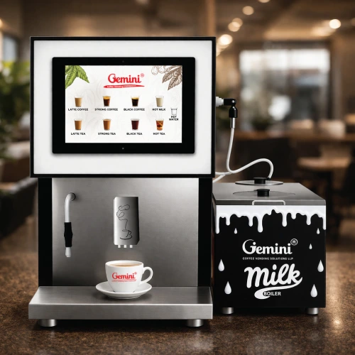 Touch Screen Android Coffee Vending Machine — Rental Plan for IT Parks & MNCs