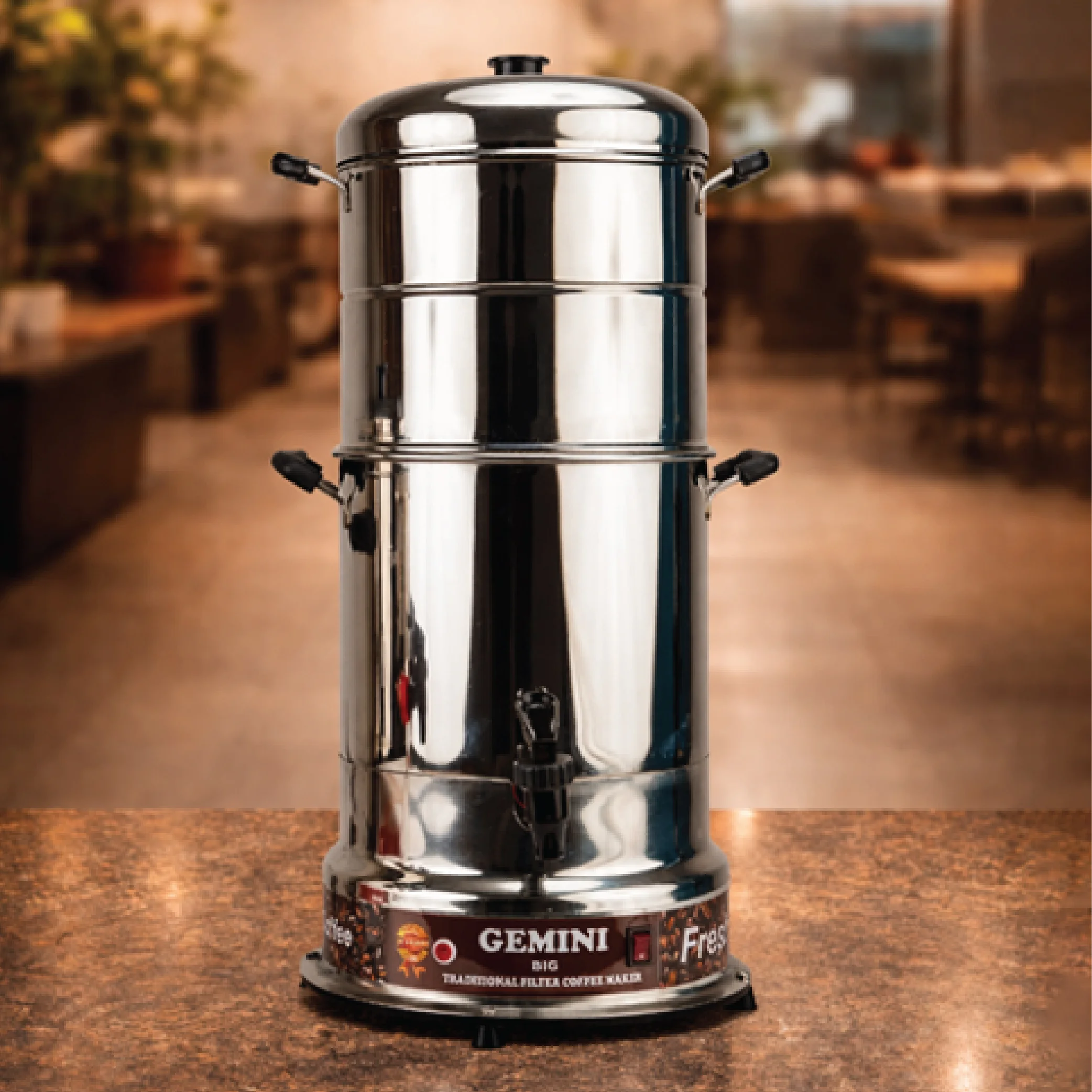 Traditional Coffee Maker Large — Large Capacity South Indian Coffee Machine