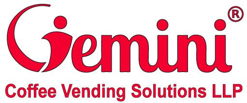 Logo of Gemini Coffee Vending Solutions LLP, showcasing their brand identity in the coffee vending machine industry.